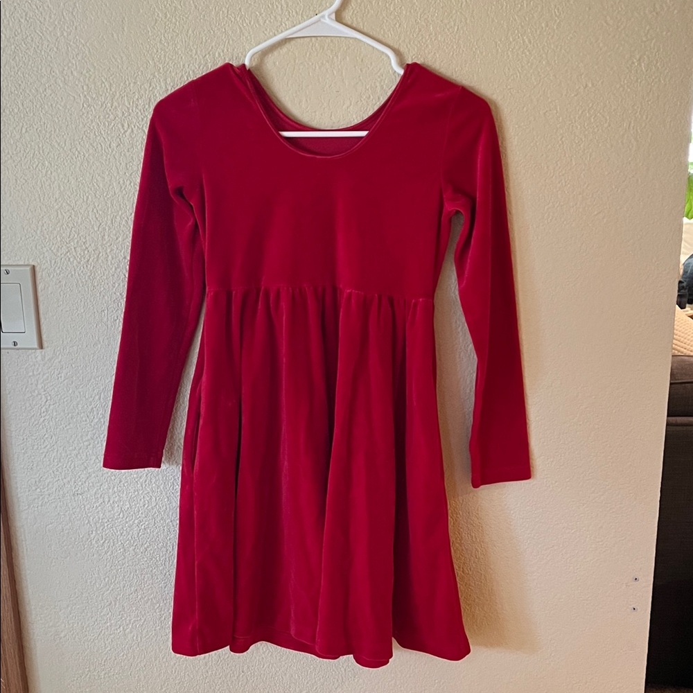Hanna Andersson Vibrant Red Casual Kids Dress